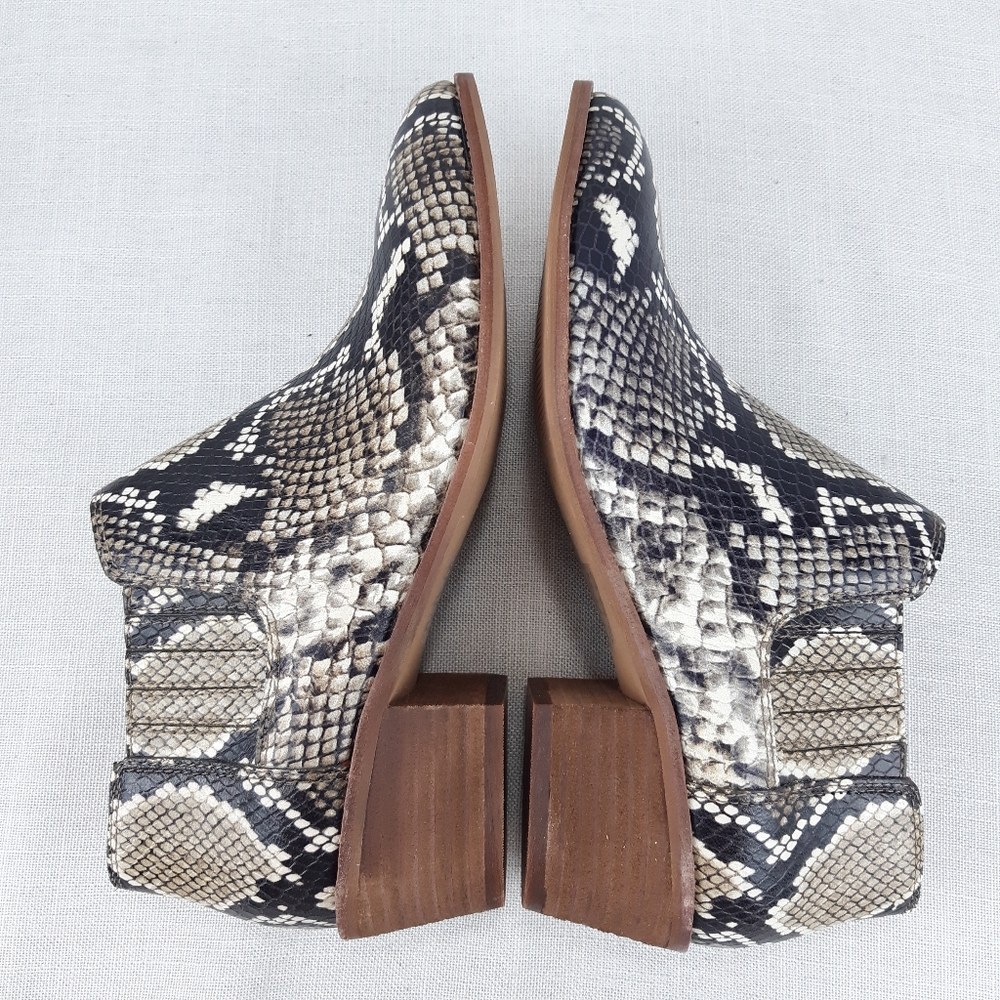 MADEWELL LOW CHELSEA BOOTS IN SNAKE EMBOSSED LEATHER - Picture 11 of 16
